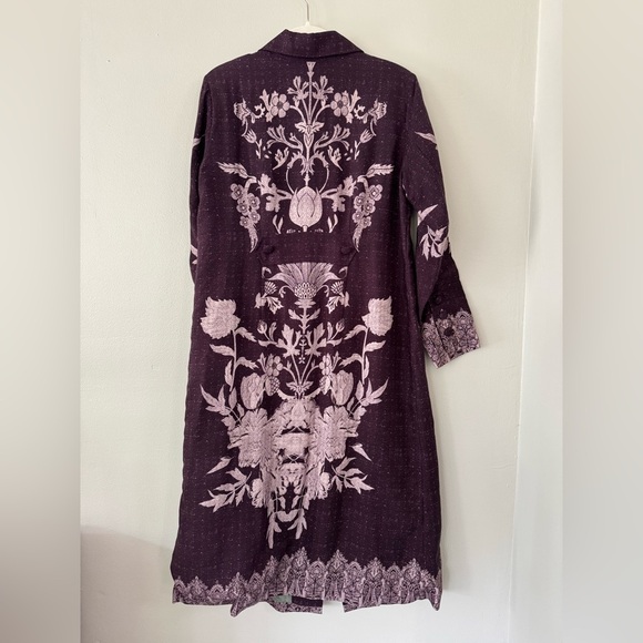 Soft Surroundings Masterpiece Duster in Purple Wine - Picture 7 of 7